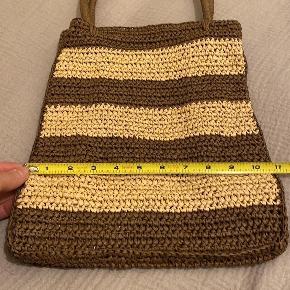 J.Crew raffia spring/ summer tote bag . New. - Picture 4 of 10